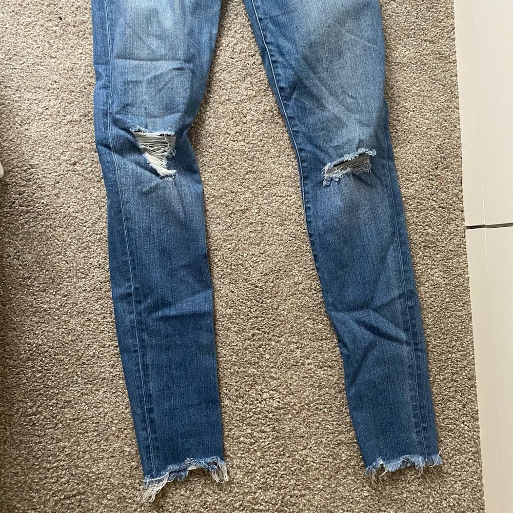 Madewell High Rise Ripped Jeans